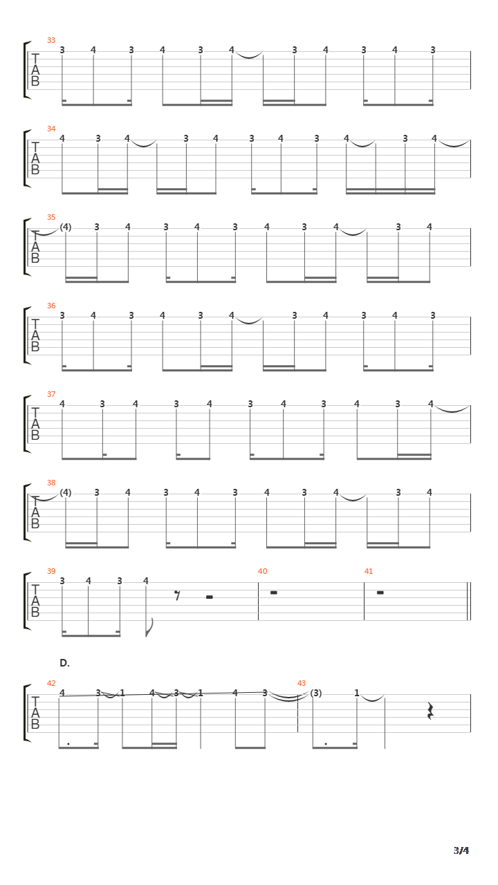 Vanishing吉他谱