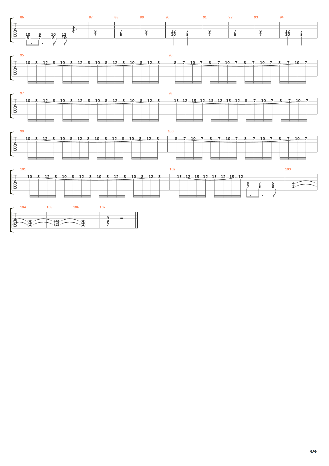 Breaker吉他谱