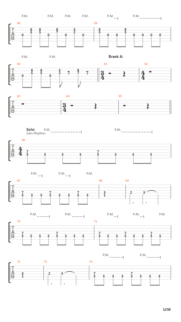 Monsterman吉他谱