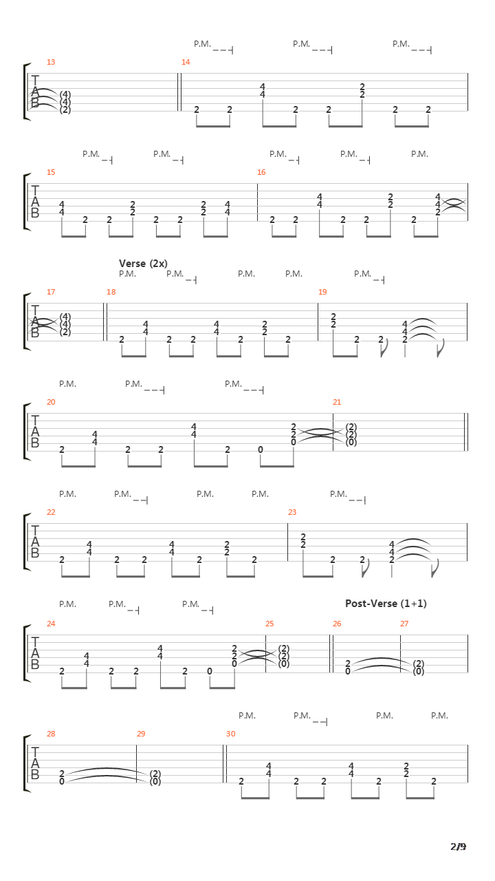 Pandemic吉他谱