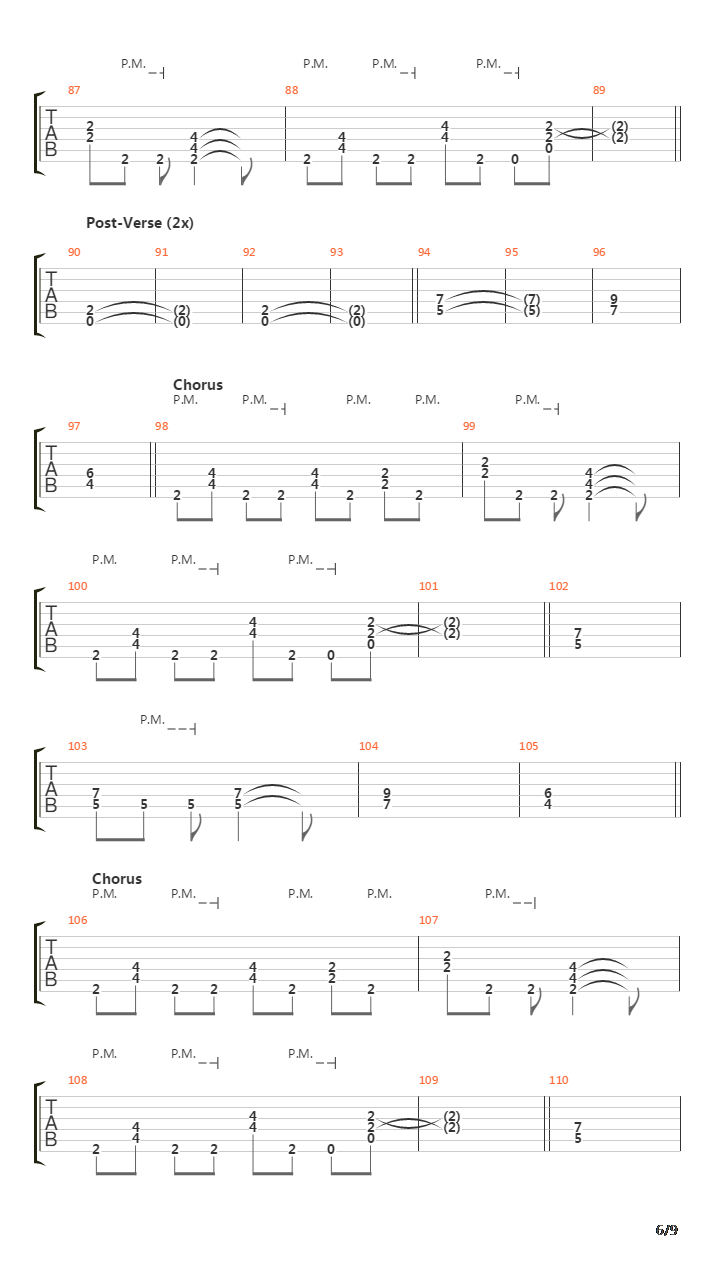 Pandemic吉他谱