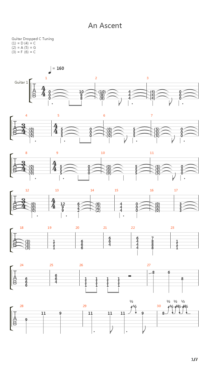 An Ascent吉他谱