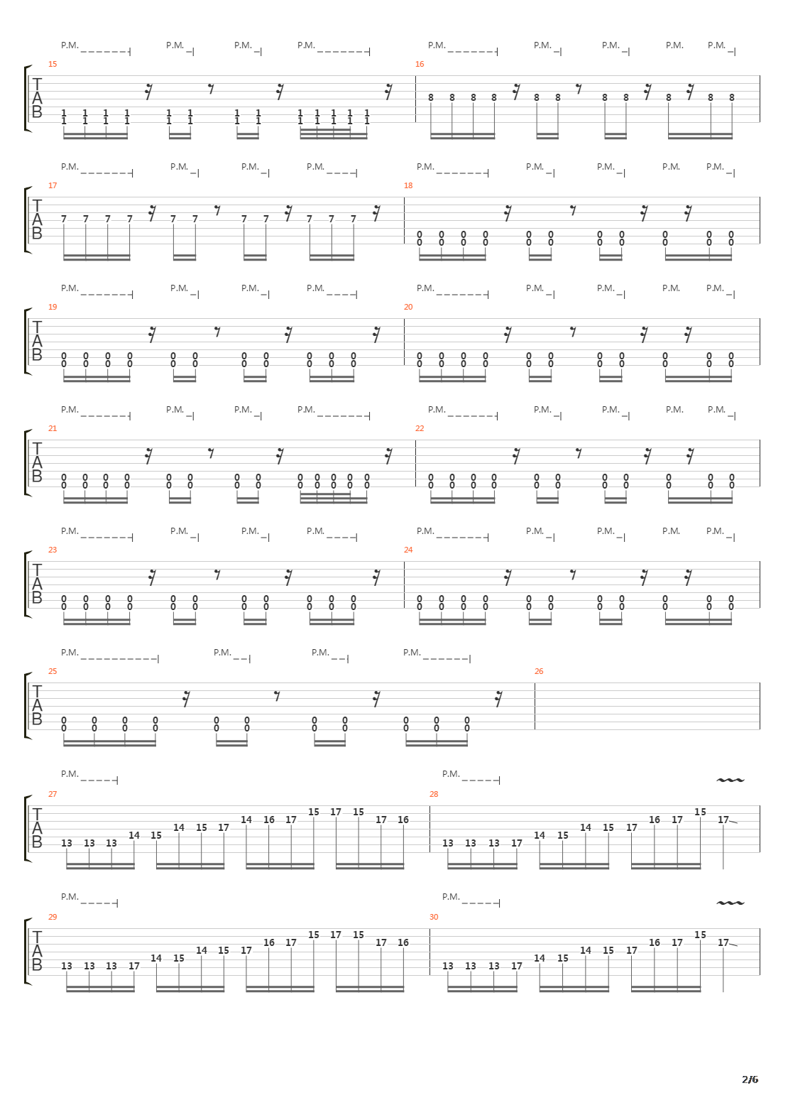 Automatic Motion吉他谱