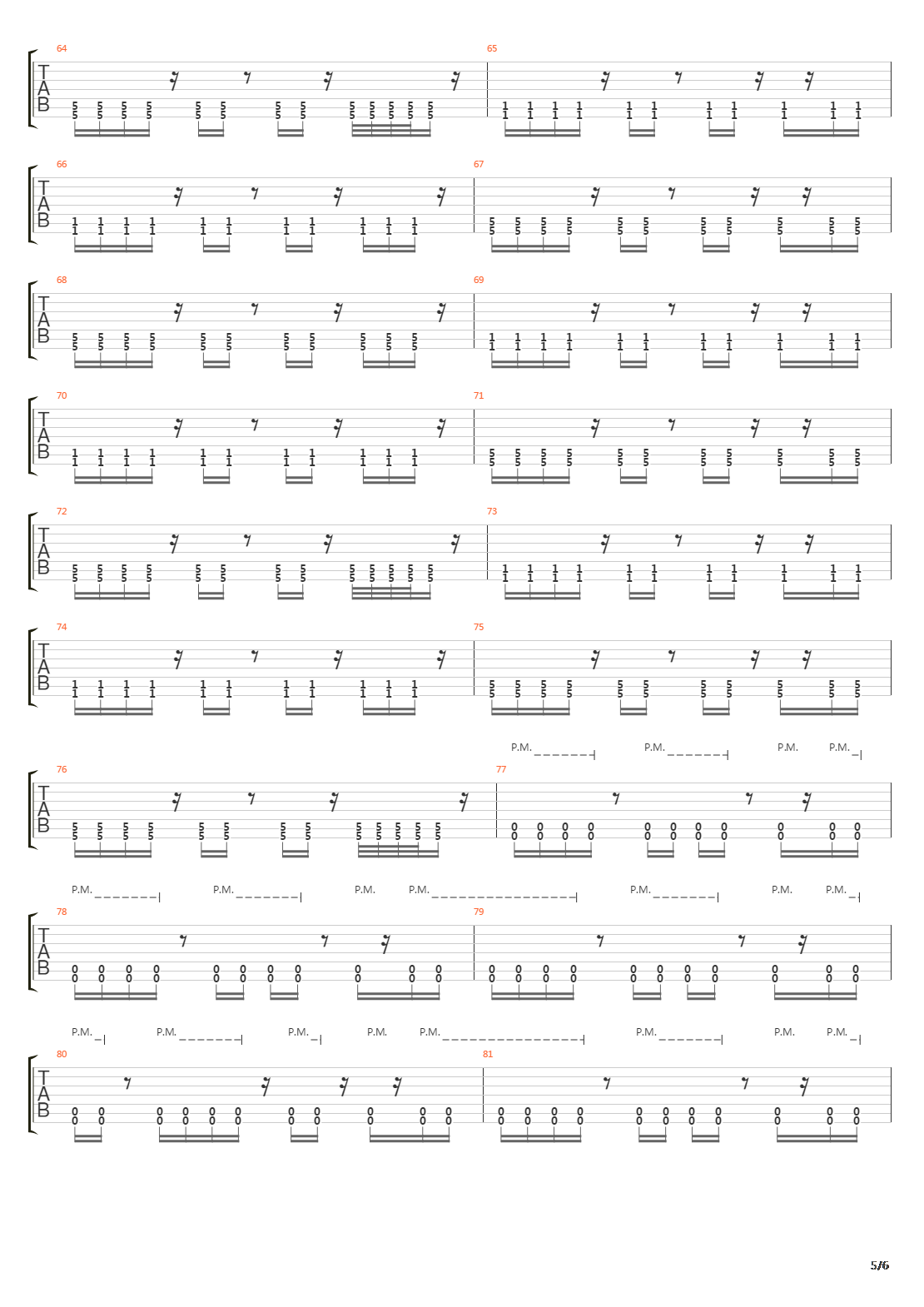 Automatic Motion吉他谱