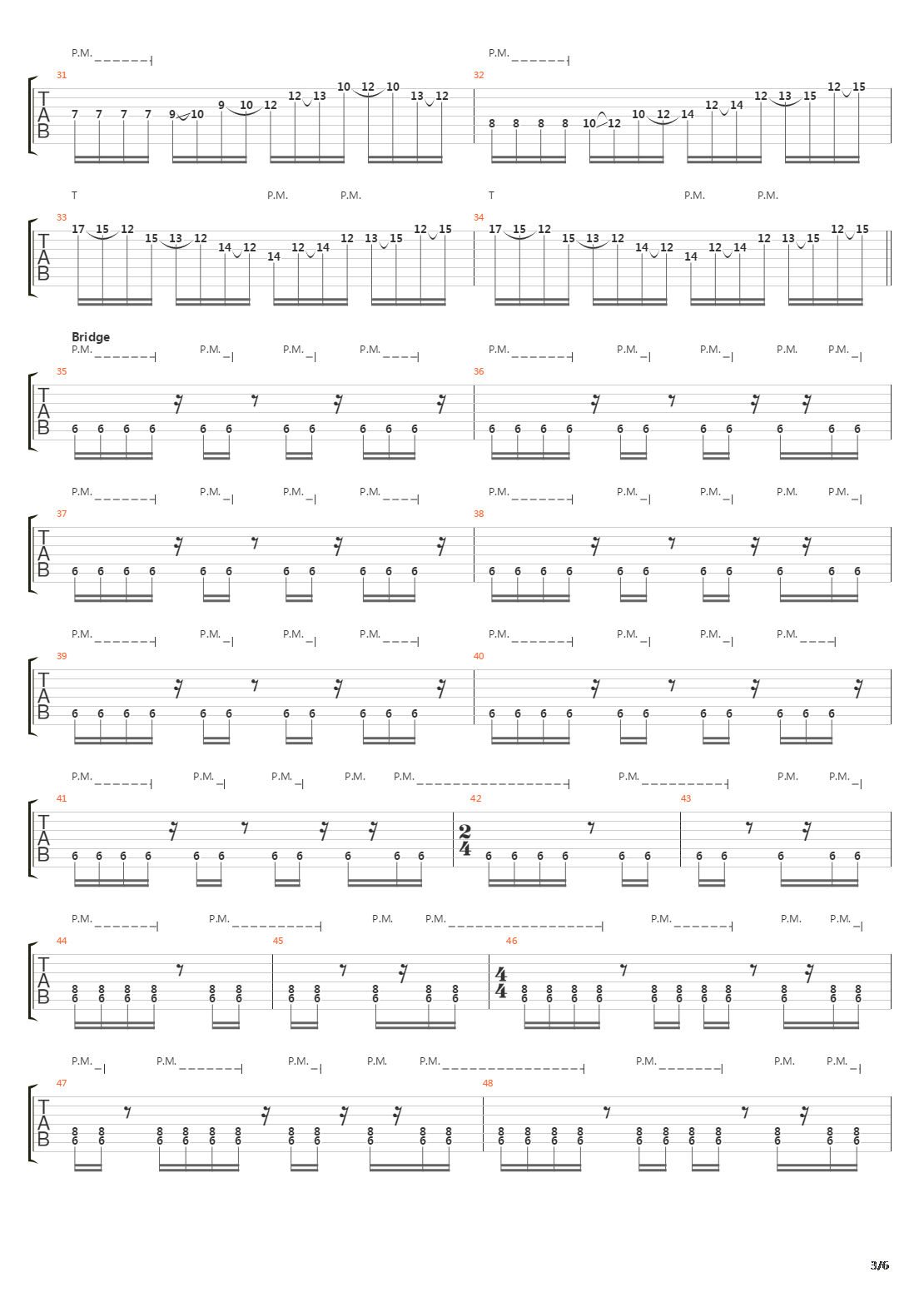 Automatic Motion吉他谱