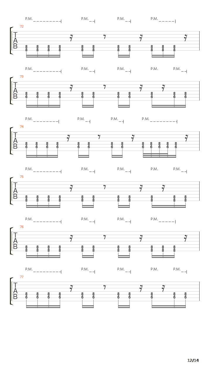 Automatic Motion吉他谱