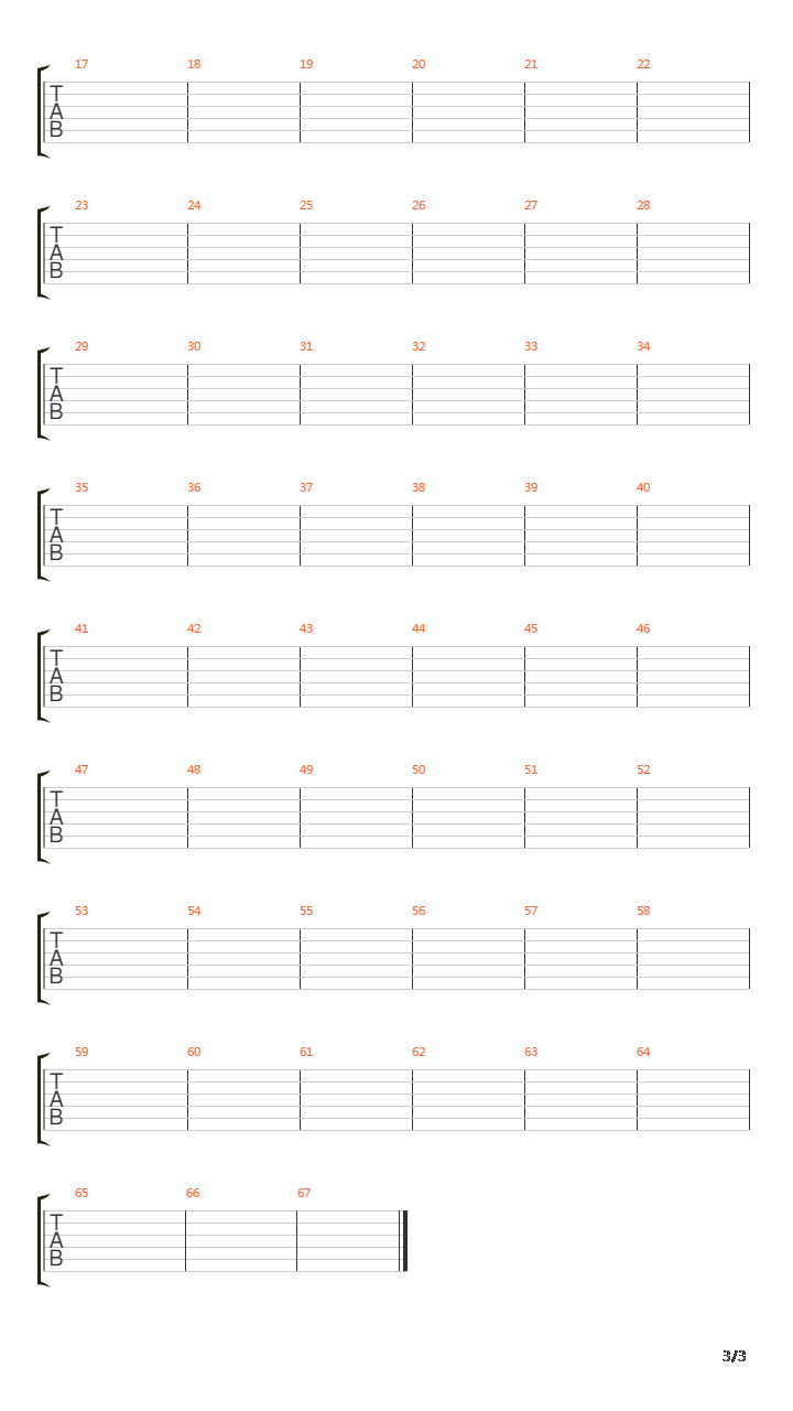 Behold Outro Solo吉他谱