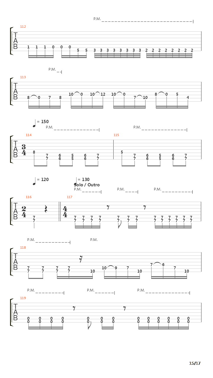 Follow The Signs吉他谱