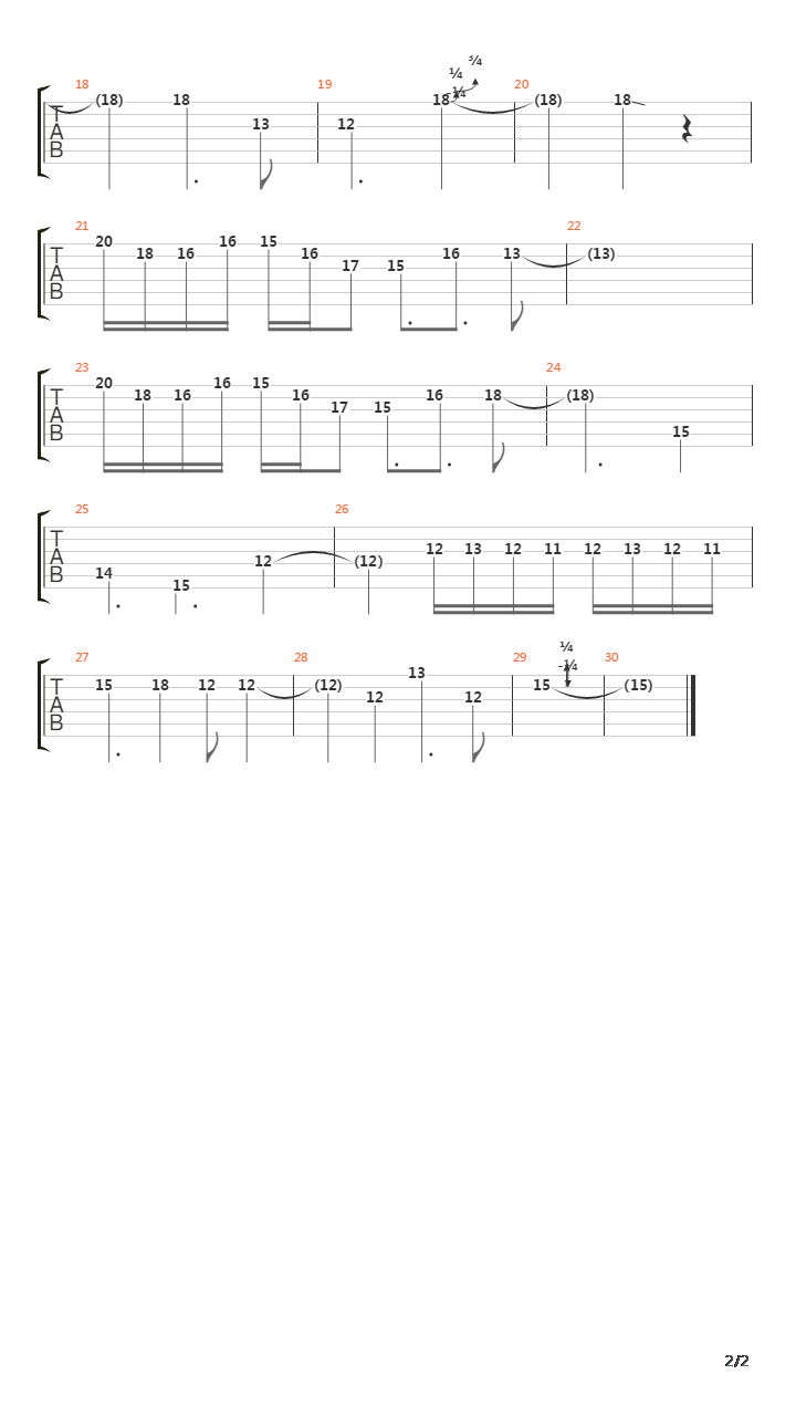 Recreate吉他谱