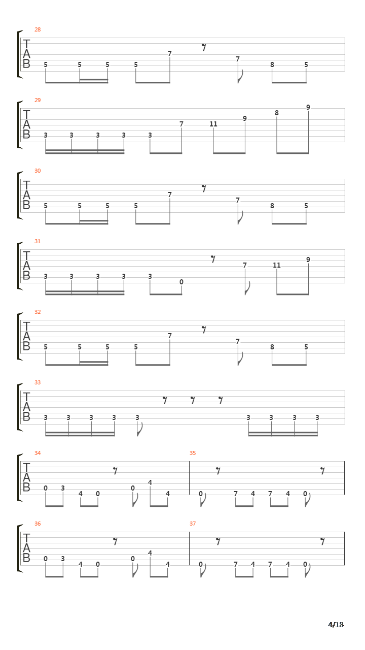 Singularity吉他谱