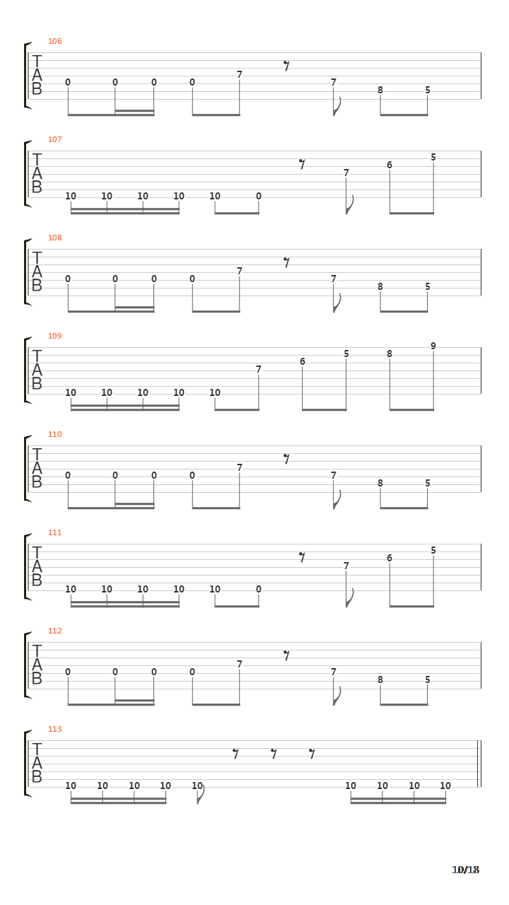 Singularity吉他谱