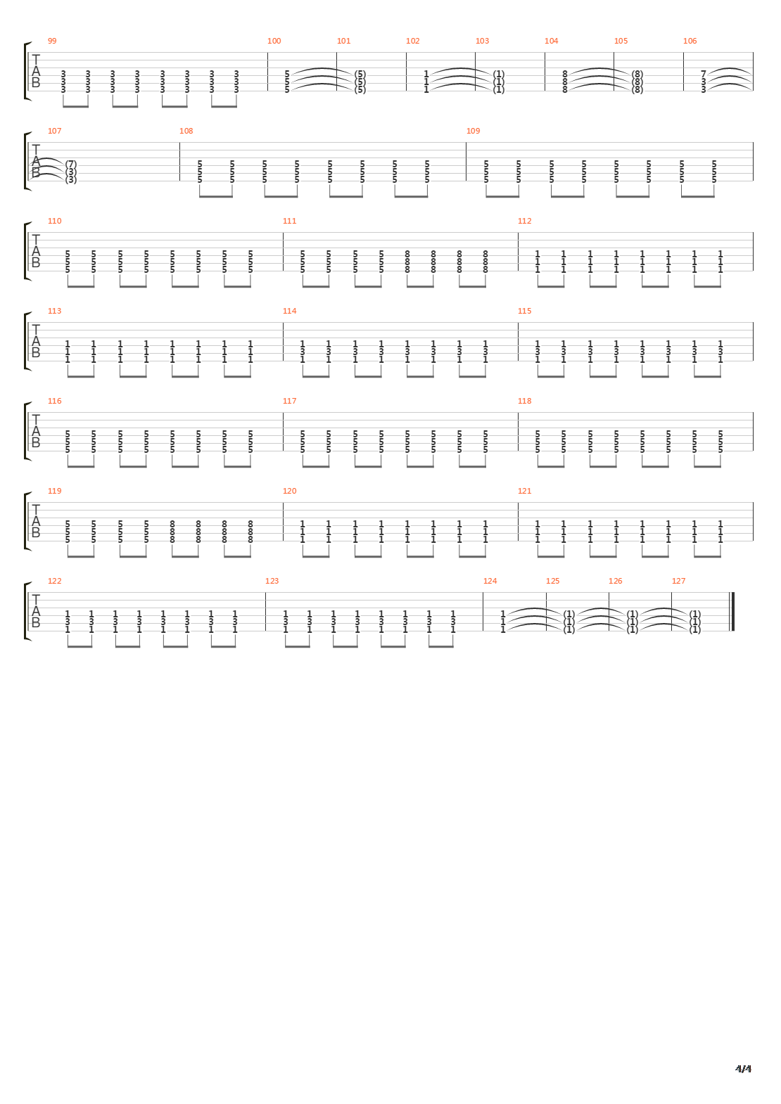 The Accountable吉他谱