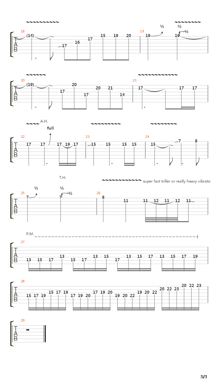 Xiv吉他谱