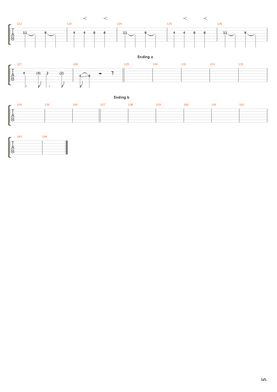 Flux吉他谱