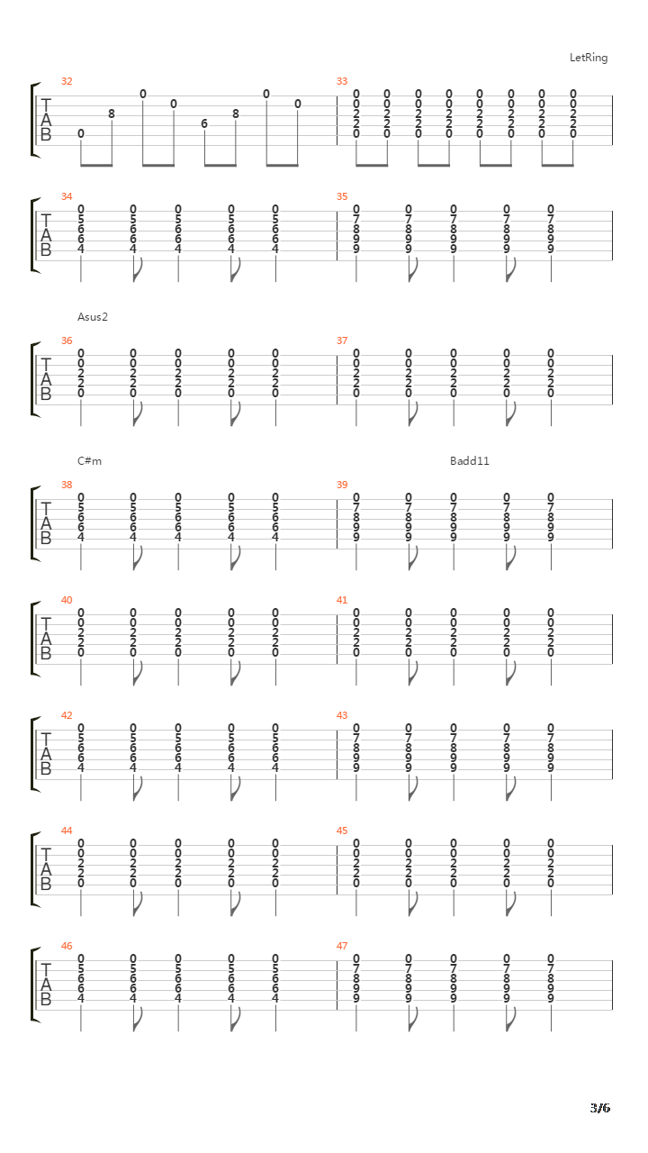 Plans吉他谱