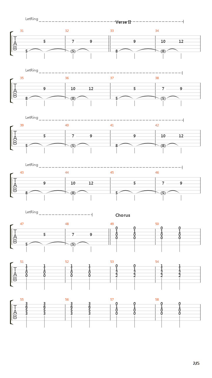 Srxt吉他谱