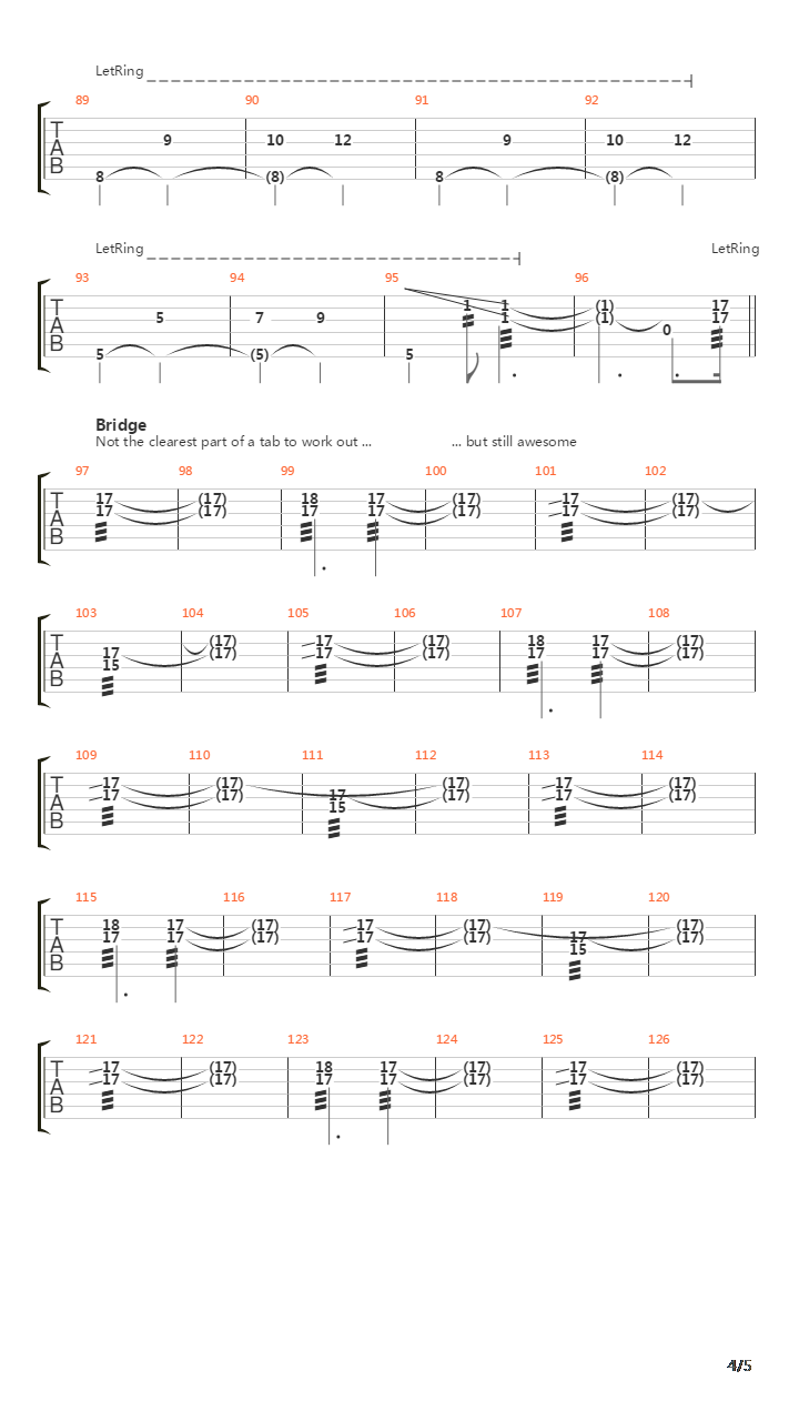 Srxt吉他谱