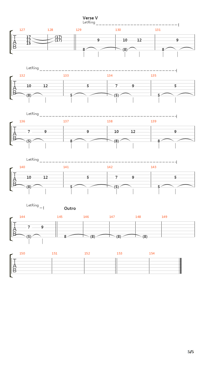 Srxt吉他谱