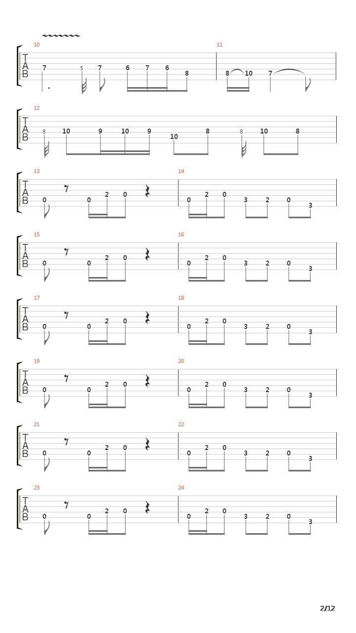 A Dark Passage吉他谱
