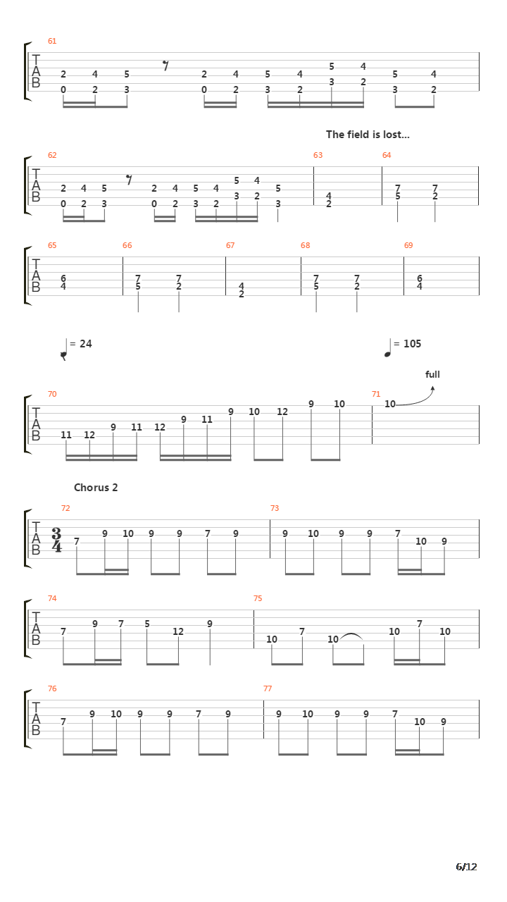 A Dark Passage吉他谱