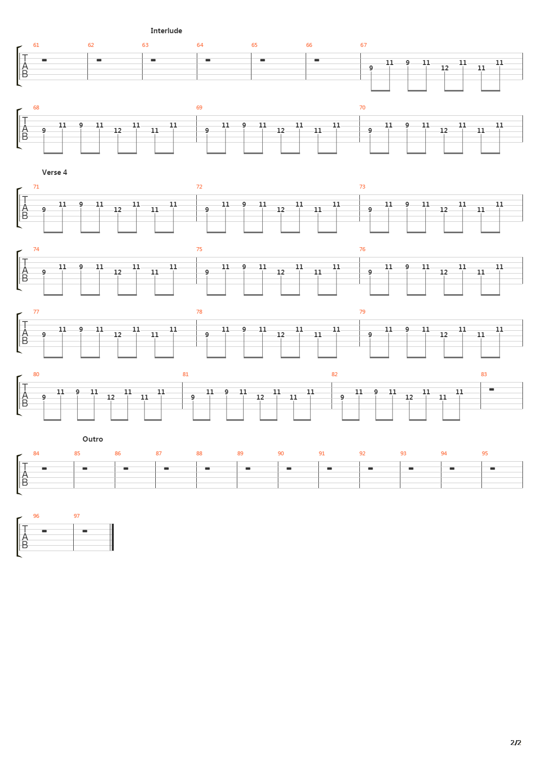 Altair 4吉他谱