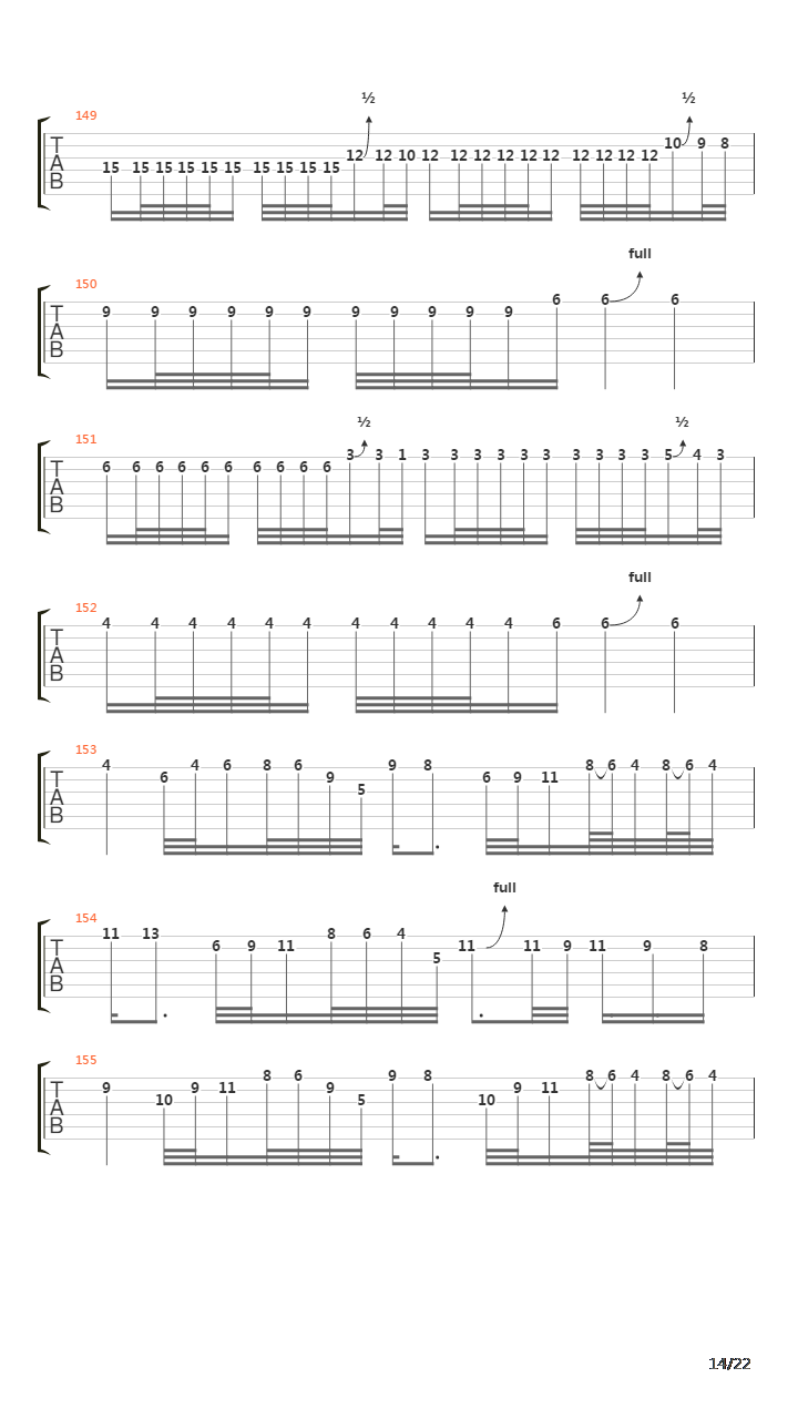 And Then There Was Silence吉他谱