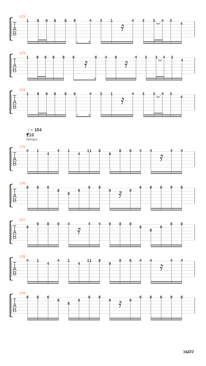 And Then There Was Silence吉他谱