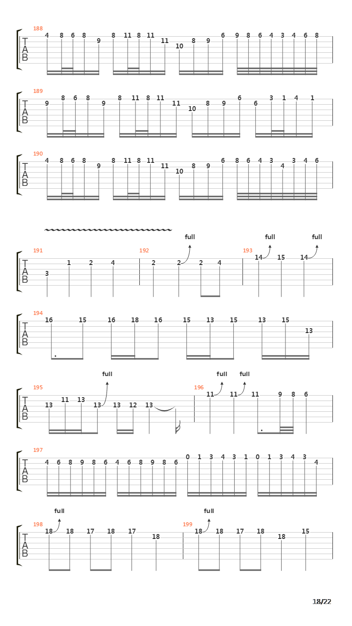 And Then There Was Silence吉他谱