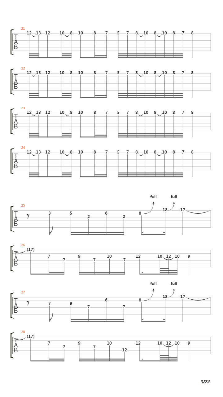 And Then There Was Silence吉他谱