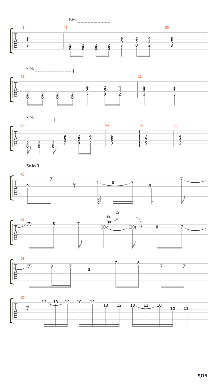 Follow The Blind吉他谱