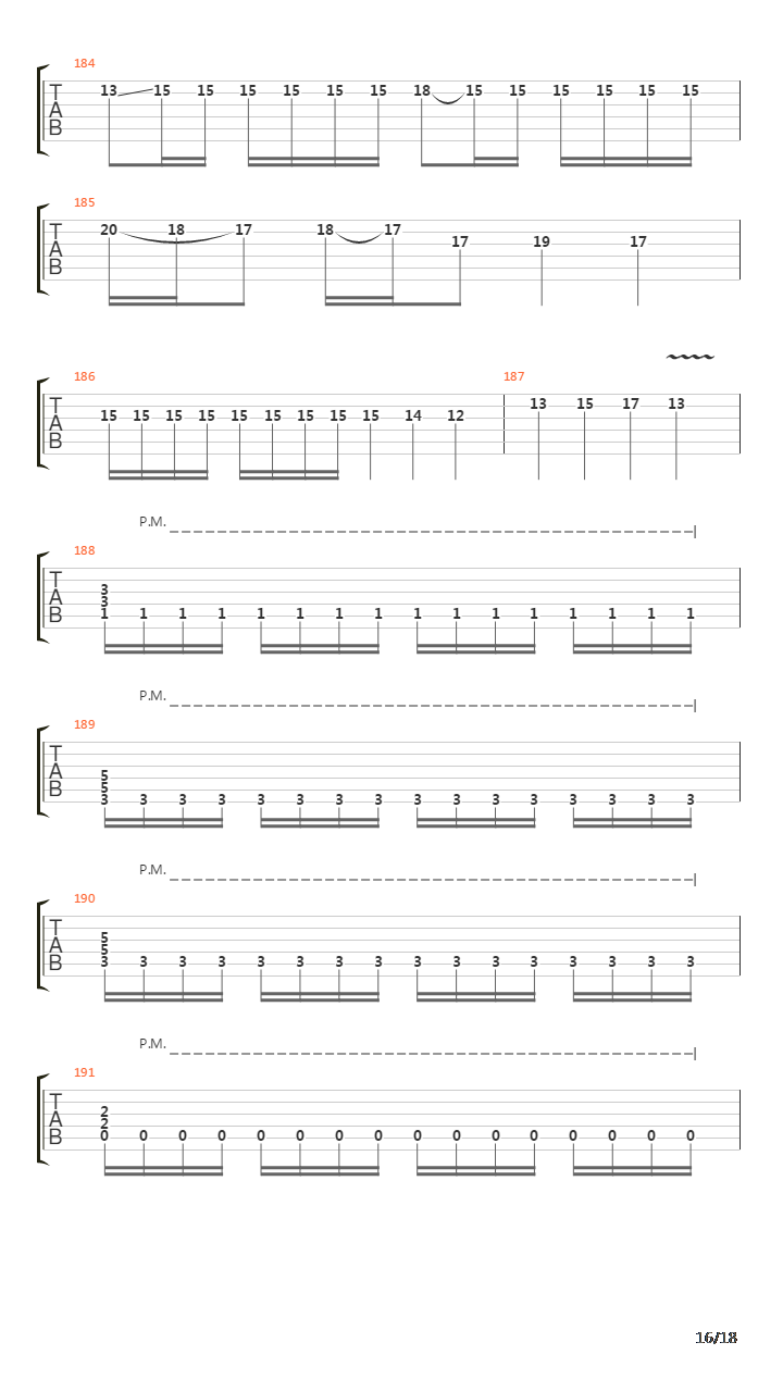 Journey Through The Dark吉他谱