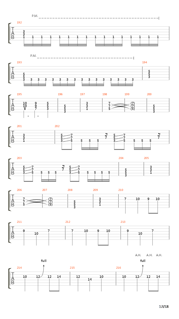 Journey Through The Dark吉他谱