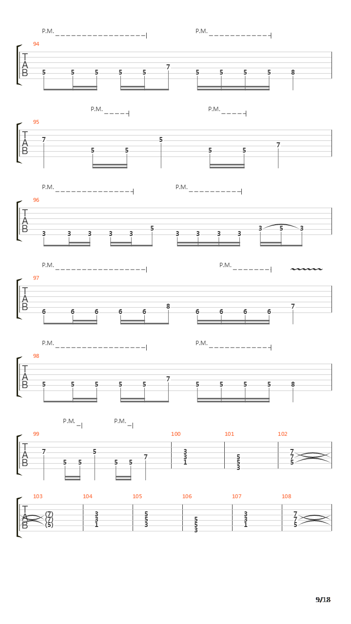 Journey Through The Dark吉他谱