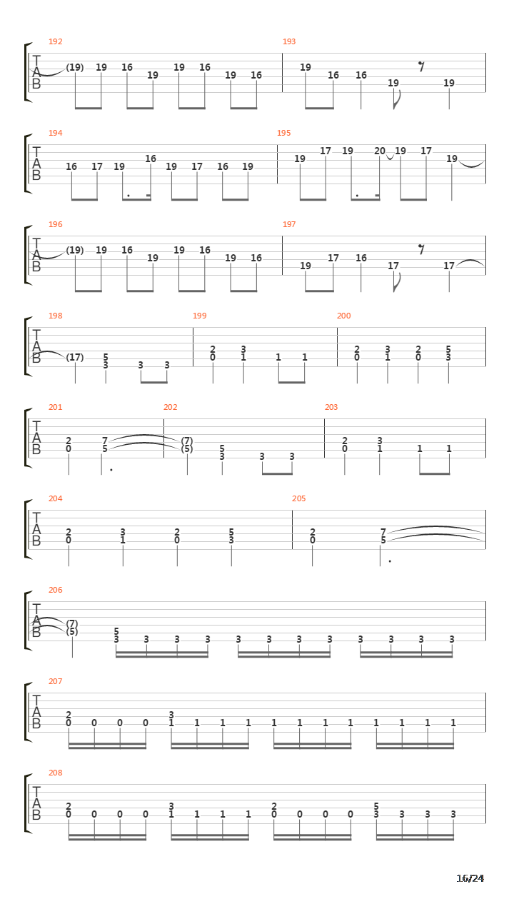 Somewhere Far Beyond吉他谱