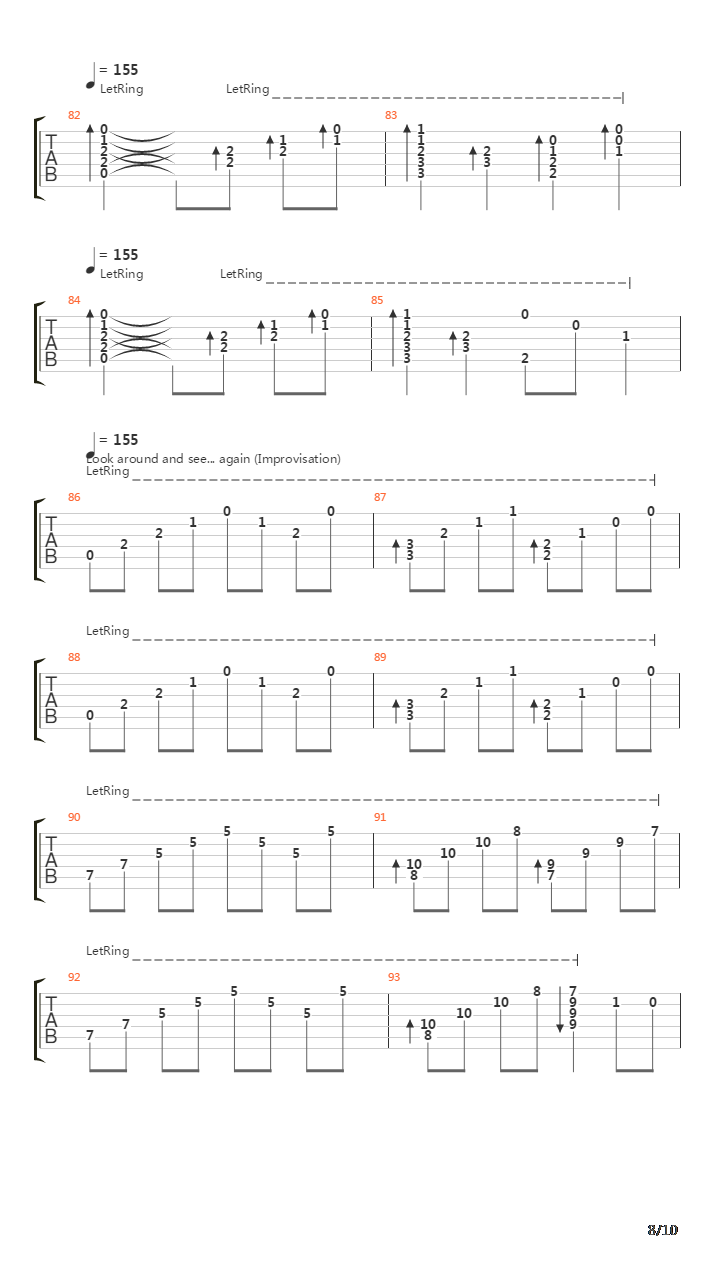 Somewhere Far Beyond吉他谱