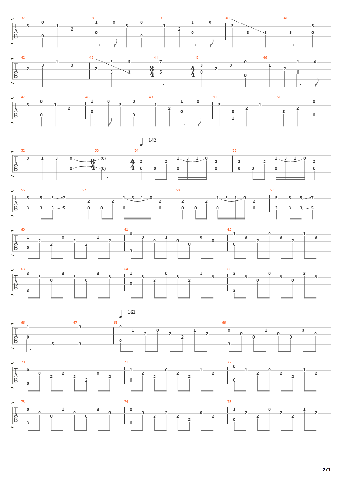 The Bards Song吉他谱