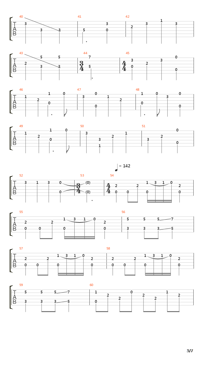 The Bards Song吉他谱