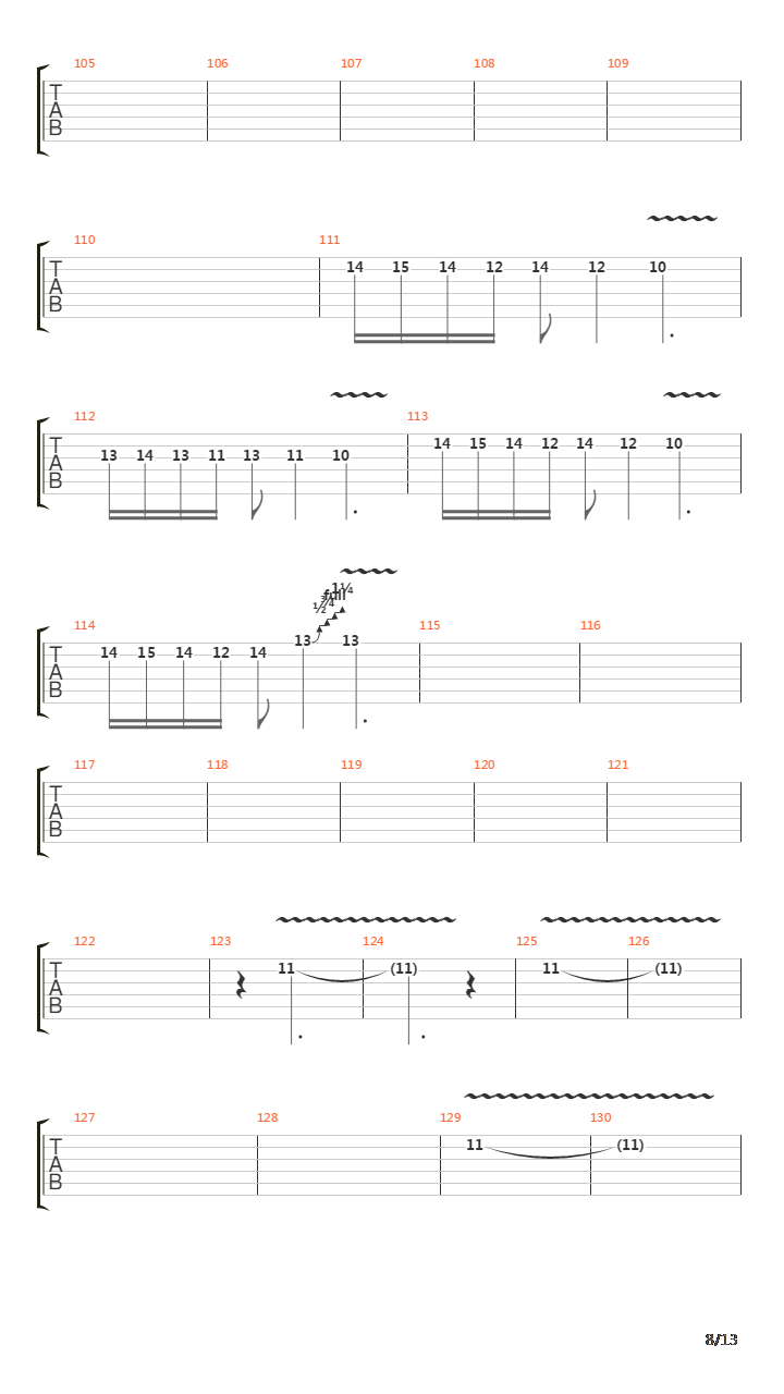 The Curse Of Feanor吉他谱