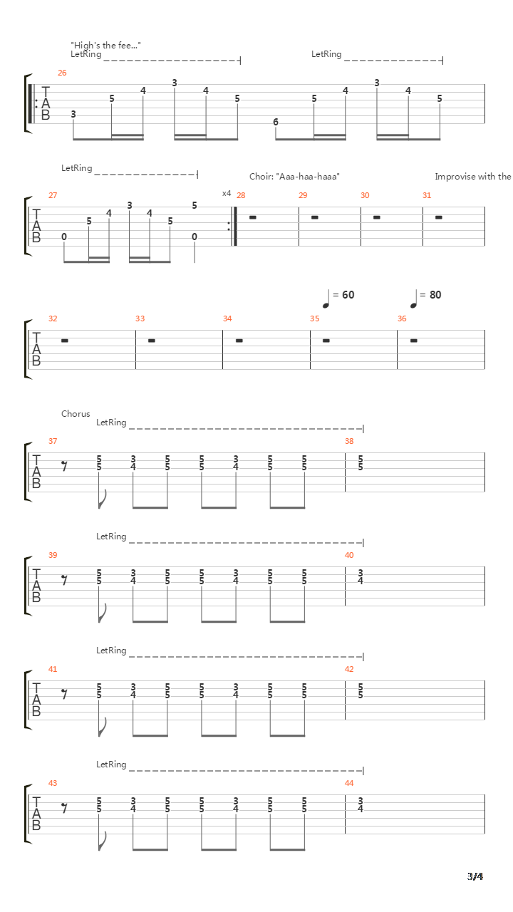 The Eldar吉他谱