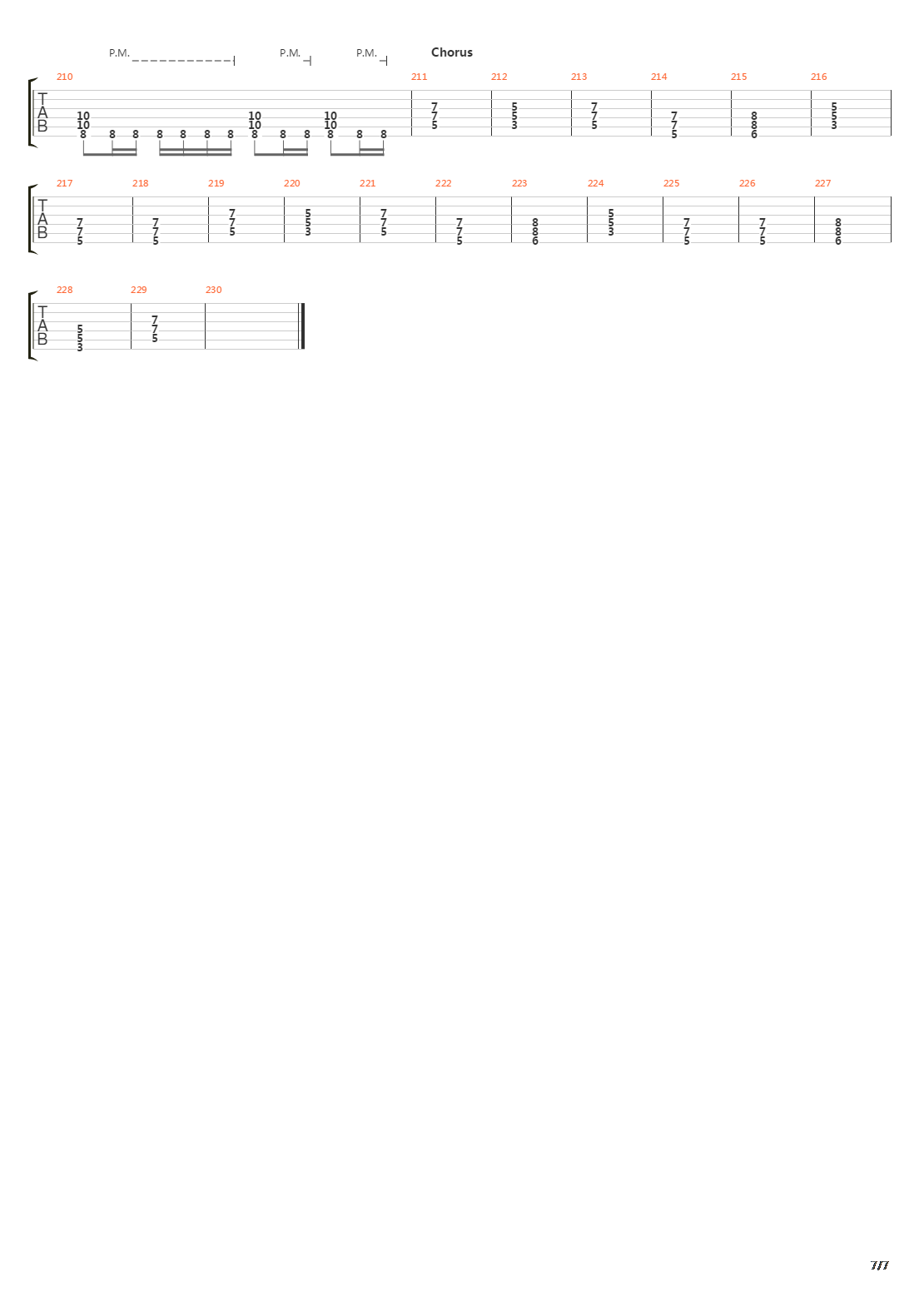 The Last Candle吉他谱