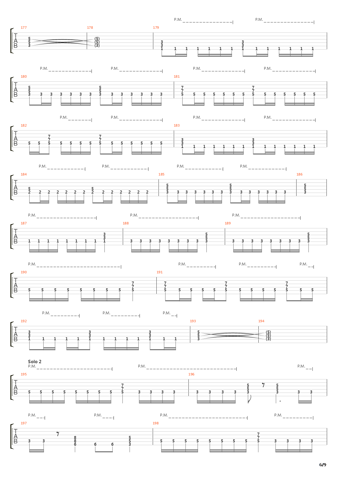 The Script For My Requiem吉他谱