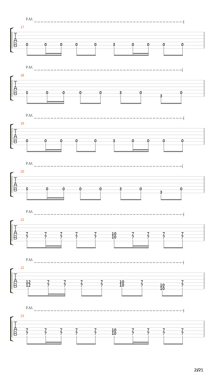 The Script For My Requiem吉他谱