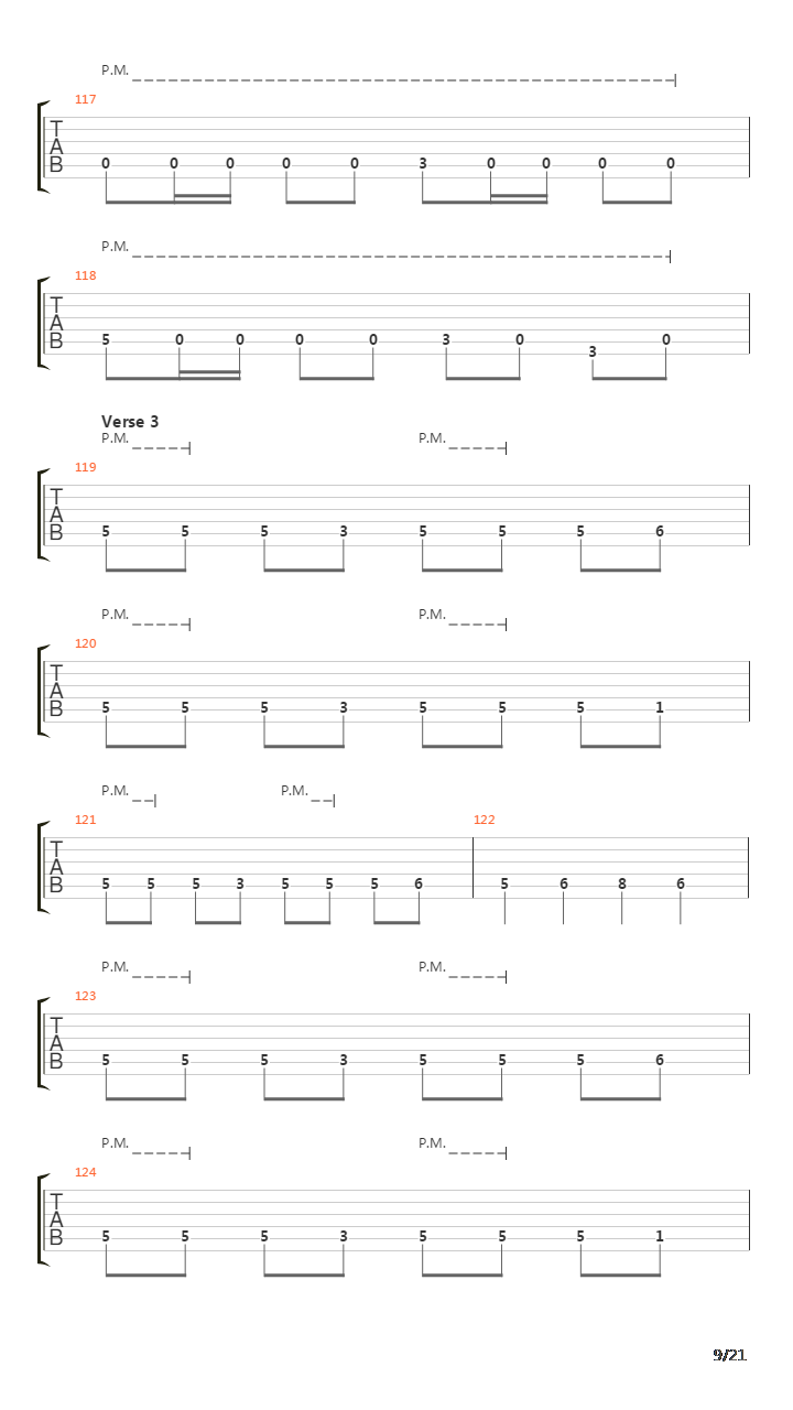 The Script For My Requiem吉他谱