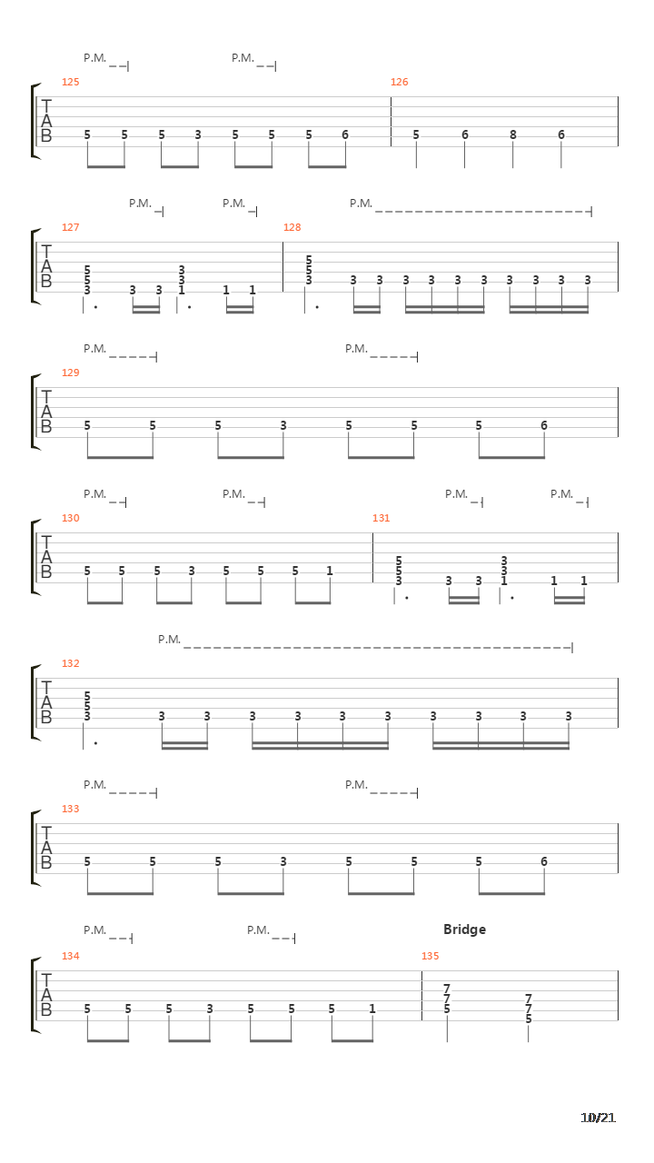 The Script For My Requiem吉他谱