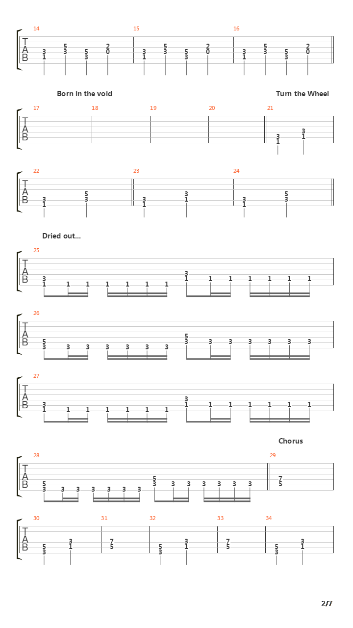 Turn The Page吉他谱