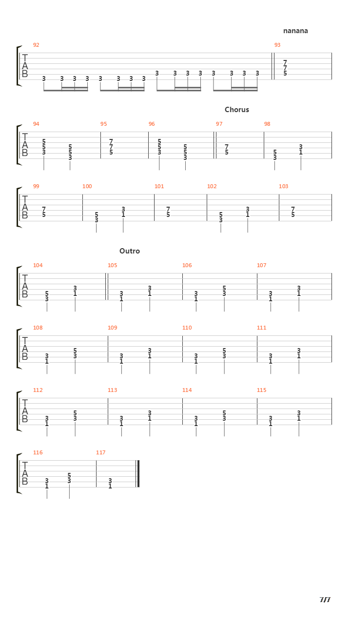 Turn The Page吉他谱