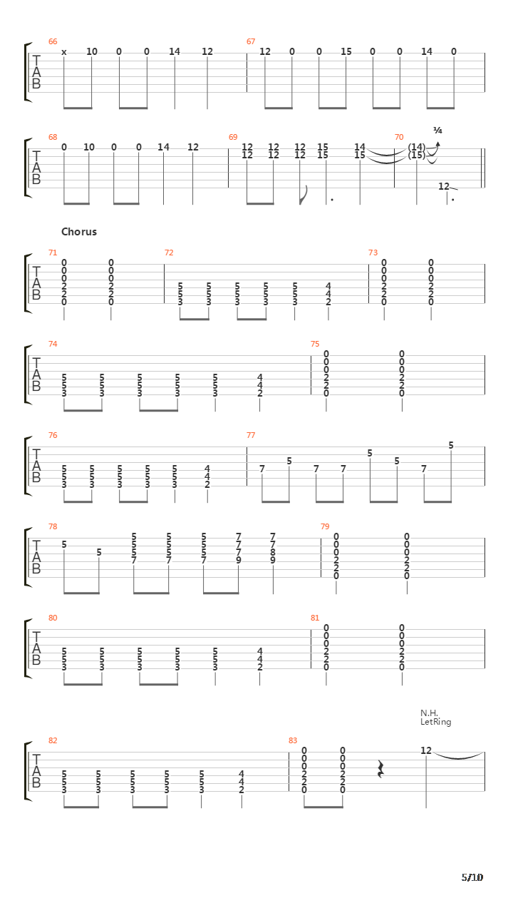 Leaving Song Part 2吉他谱