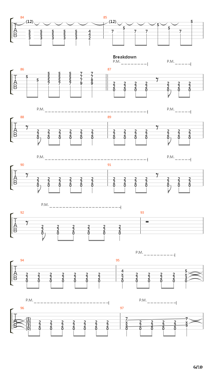 Leaving Song Part 2吉他谱