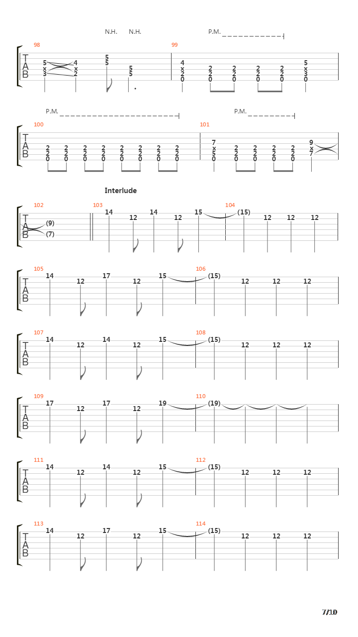 Leaving Song Part 2吉他谱