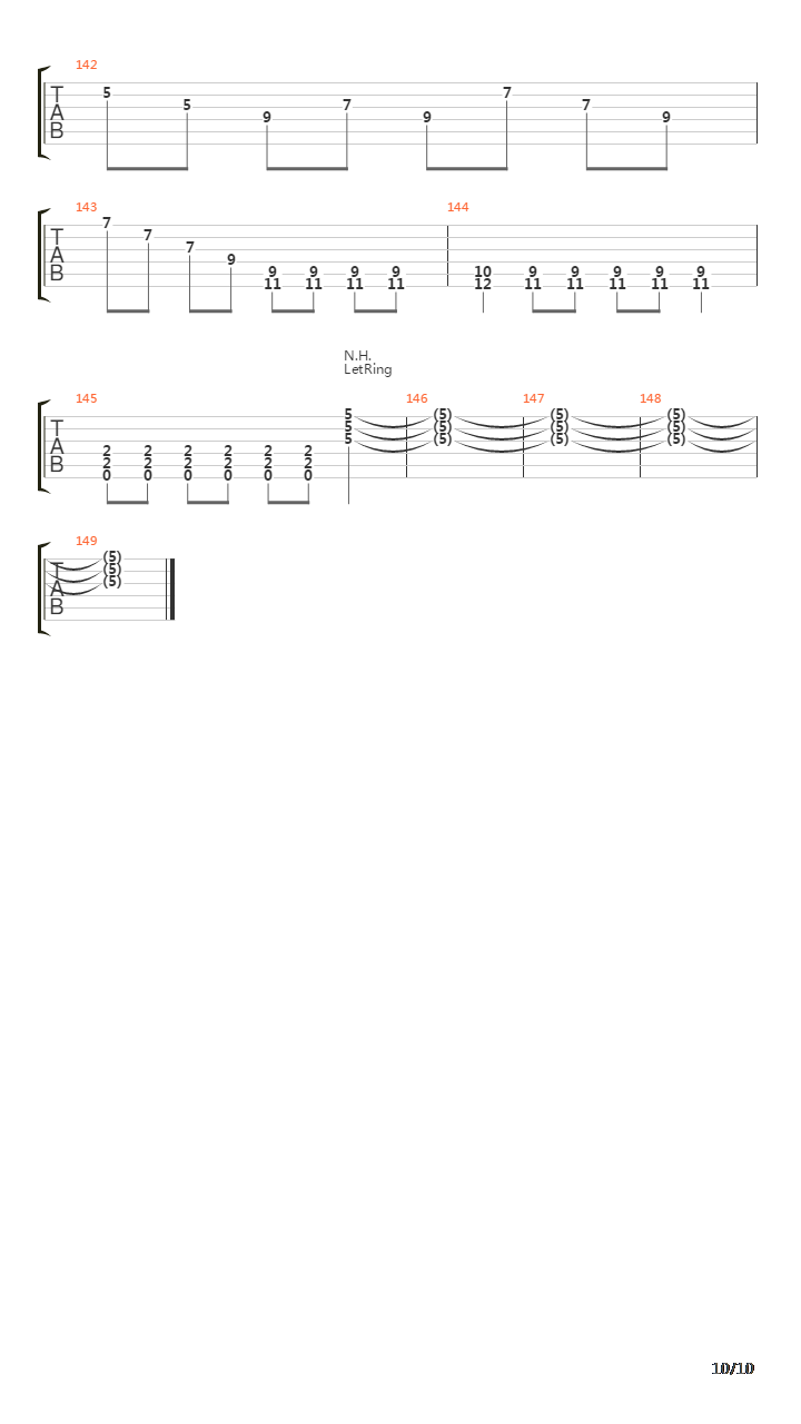 Leaving Song Part 2吉他谱